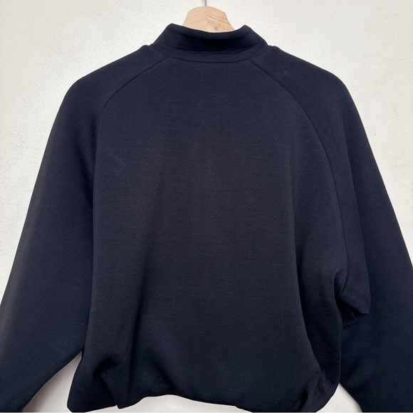 Leze The Label Womens Medium Weighted Harlow Cropped Basic Jacket In Black - Picture 12 of 14